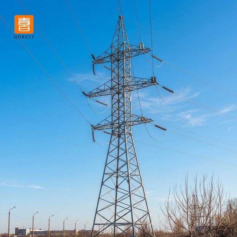 Electric Transmission Angle Steel Tower factory