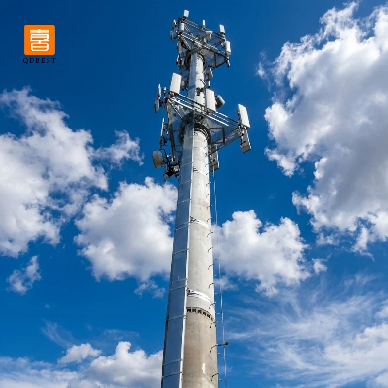 GSM Communication Monopole Tower
