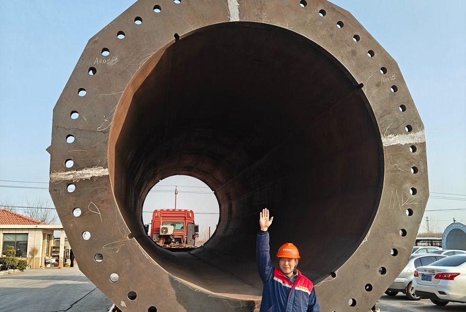 A Batch of Large Double-Shaft Electric Poles from Qingdao Best Successfully Exported to Nigeria A Batch of Large Double-Shaft Electric Poles from Qingdao Best Successfully Exported to Nigeria