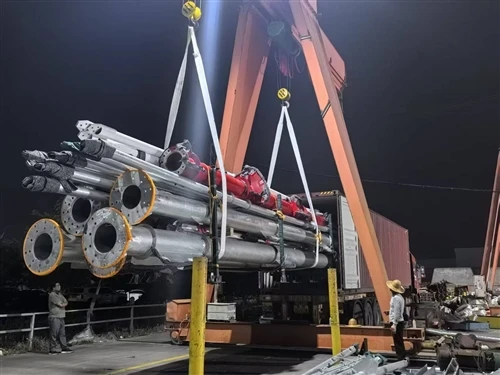 Qingdao Best’s Power Steel Poles Loaded Overnight For Indonesia, Boosting Local Power Grid Upgrad...
