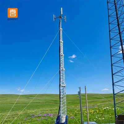 Galvanized Steel Guyed Wire Mast Communication Antenna Tower