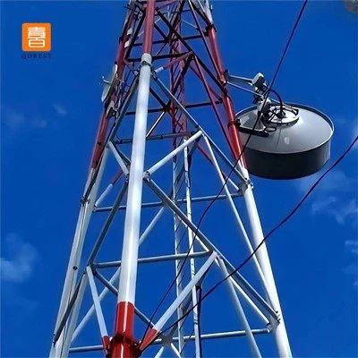 Guyed Wire Galvanized Tubular Steel Telecommunication Tower