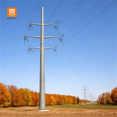 Transmission Tower Pole Outdoor Monopole Tower